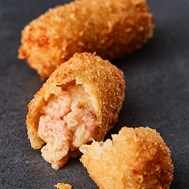 Garnalen kroketjes Garnalen kroketjes